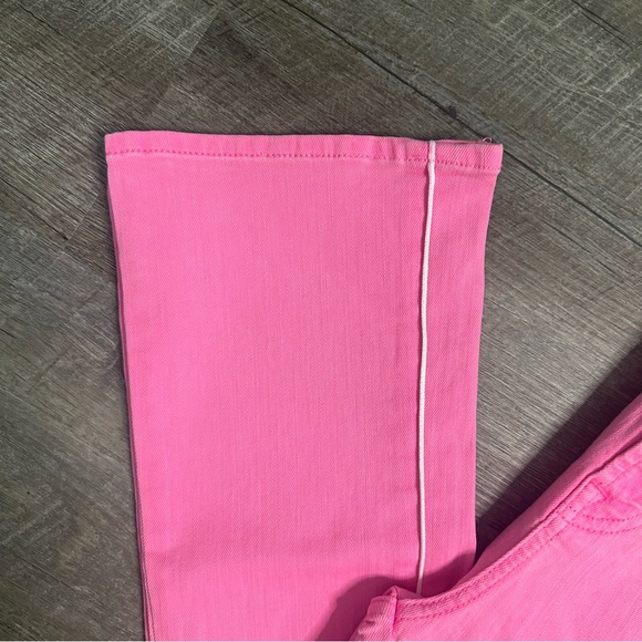 7 For All Mankind High Waist Slim Kick pink jeans size 27 NWT - Picture 5 of 5